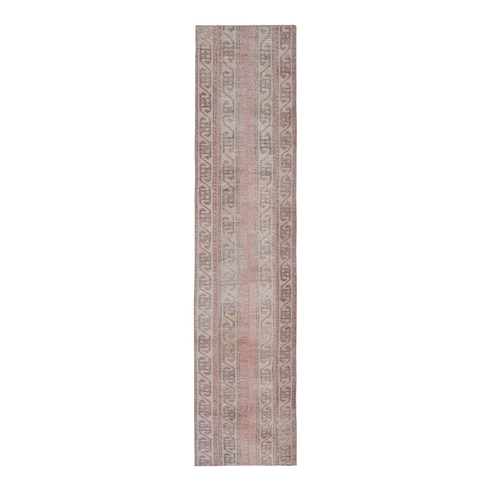 Kurdish Hand Knotted Tribal Halway Rug 2'8" X 12'