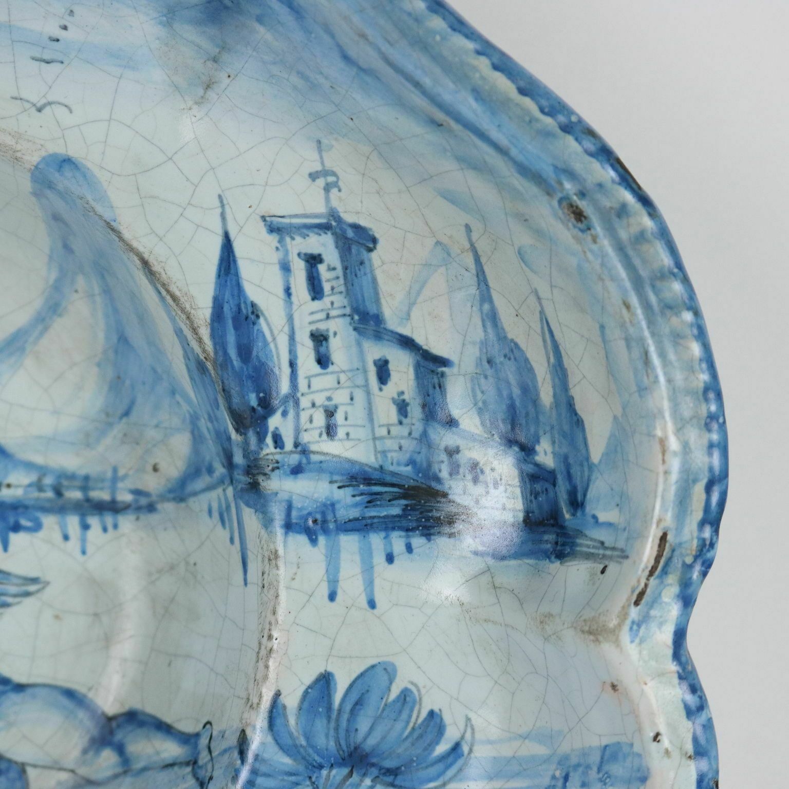 Bacile Da Barba In Maiolica Manifattura Di Savona photo vinterior
