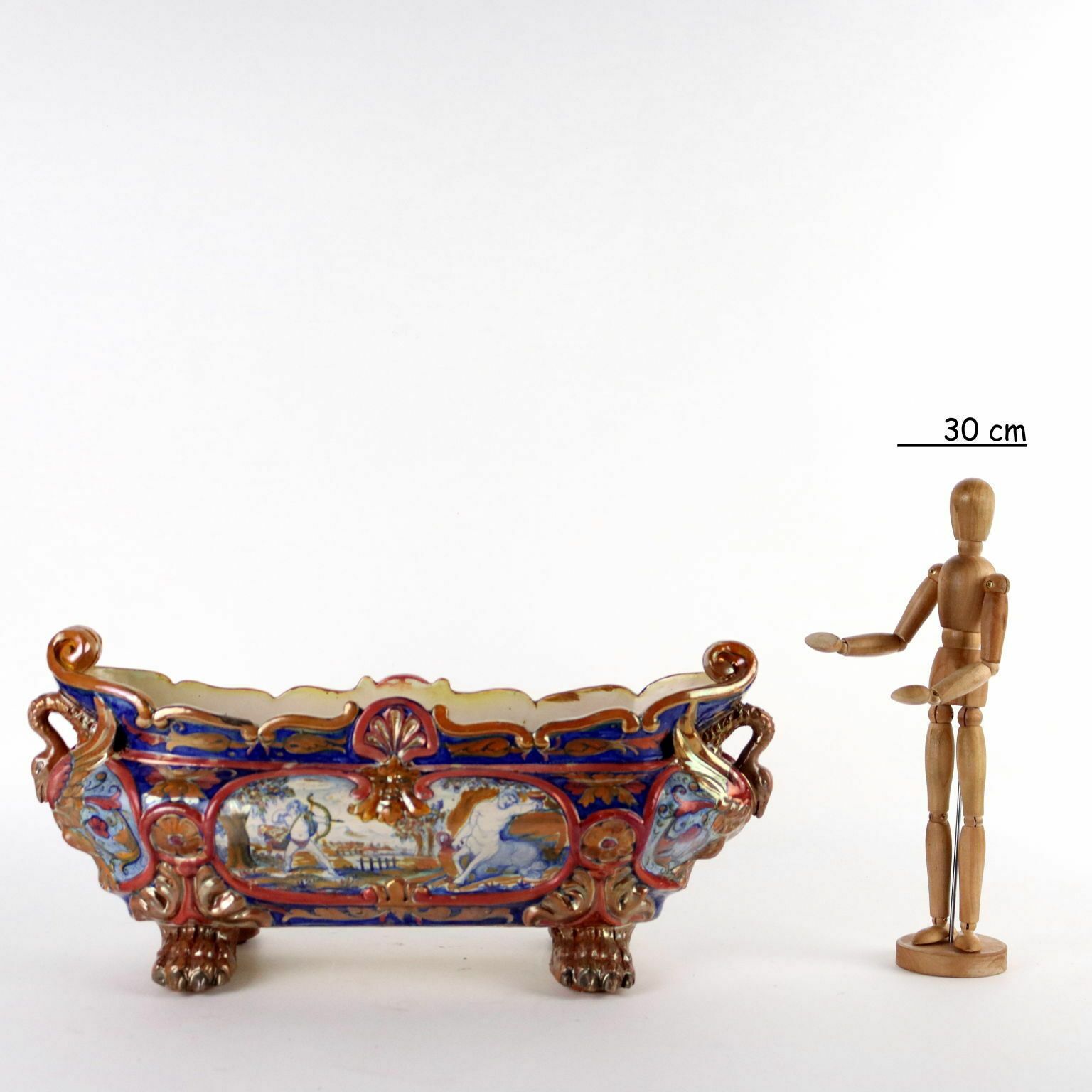 Fioriera In Maiolica Manifattura Alfredo Santarelli Gualdo Tadino photo furniture