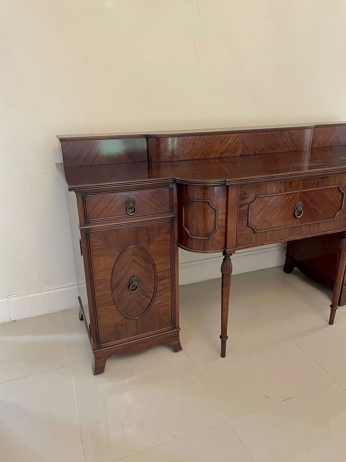 5650.0 Outstanding Quality Antique Early 20th Century Mahogany Sideboard By Goodall Of Manchester photo