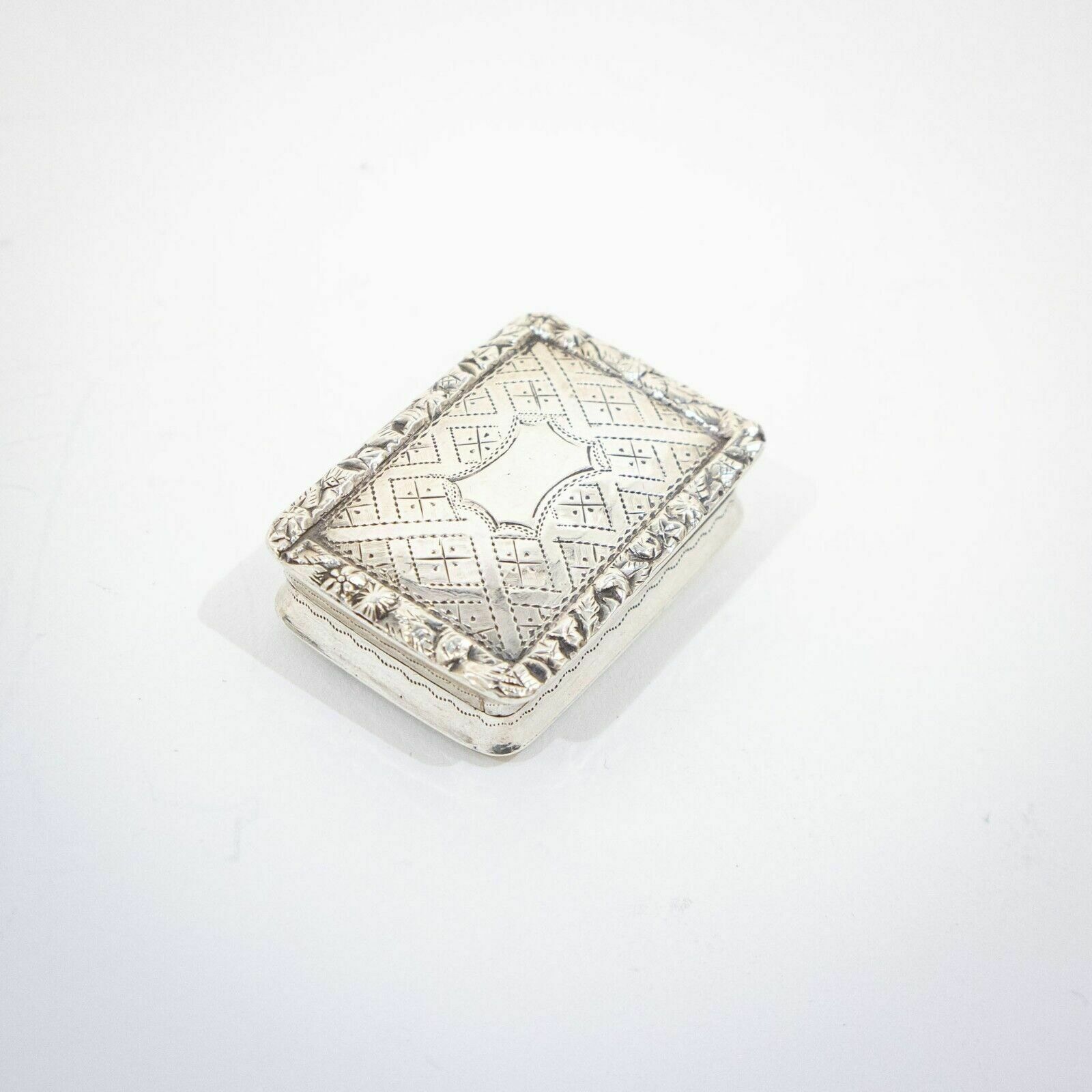 Victorian Silver Vinaigrette By Nathaniel Mills photo furniture