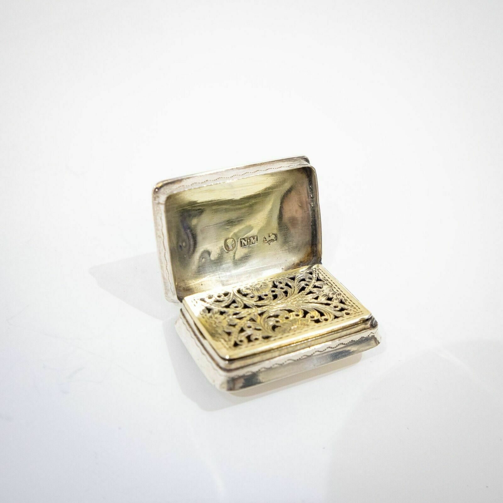 Victorian Silver Vinaigrette By Nathaniel Mills photo 430.0