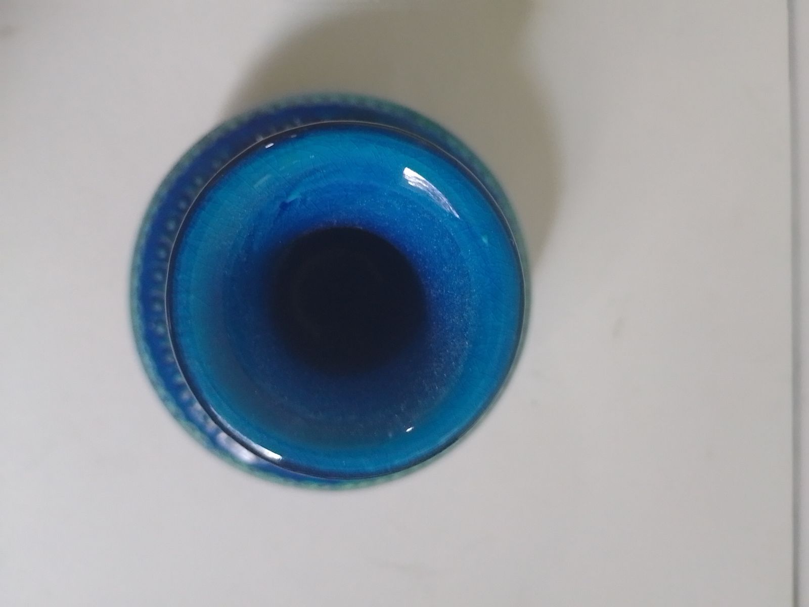 Bitossi Rimini Blue Vase  Designed By Aldo Londi photo Home Decor