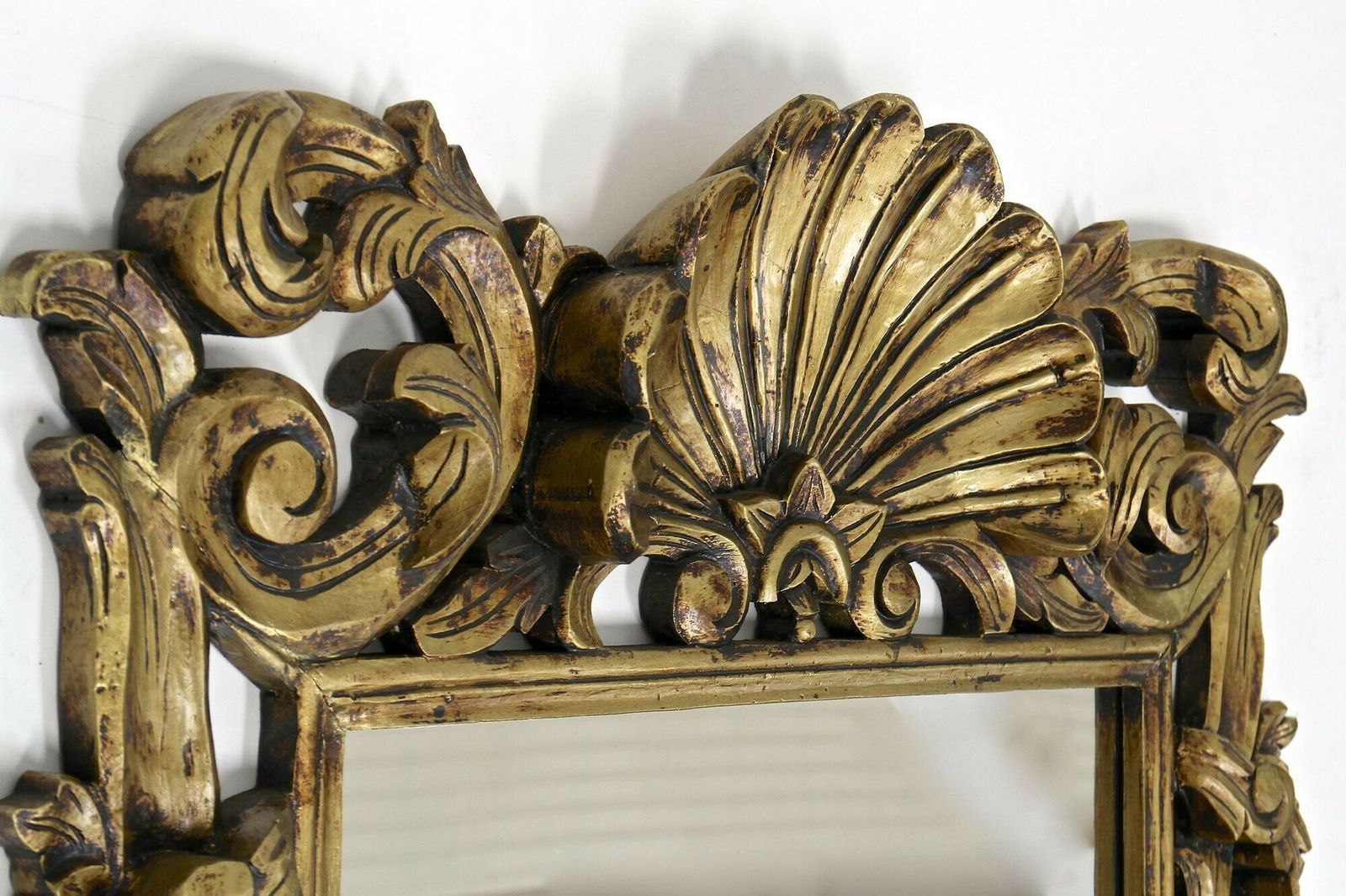 Mid Century Italian Gilt Florentine Wall Mirror, Italy Circa 1940/50 photo Home Decor