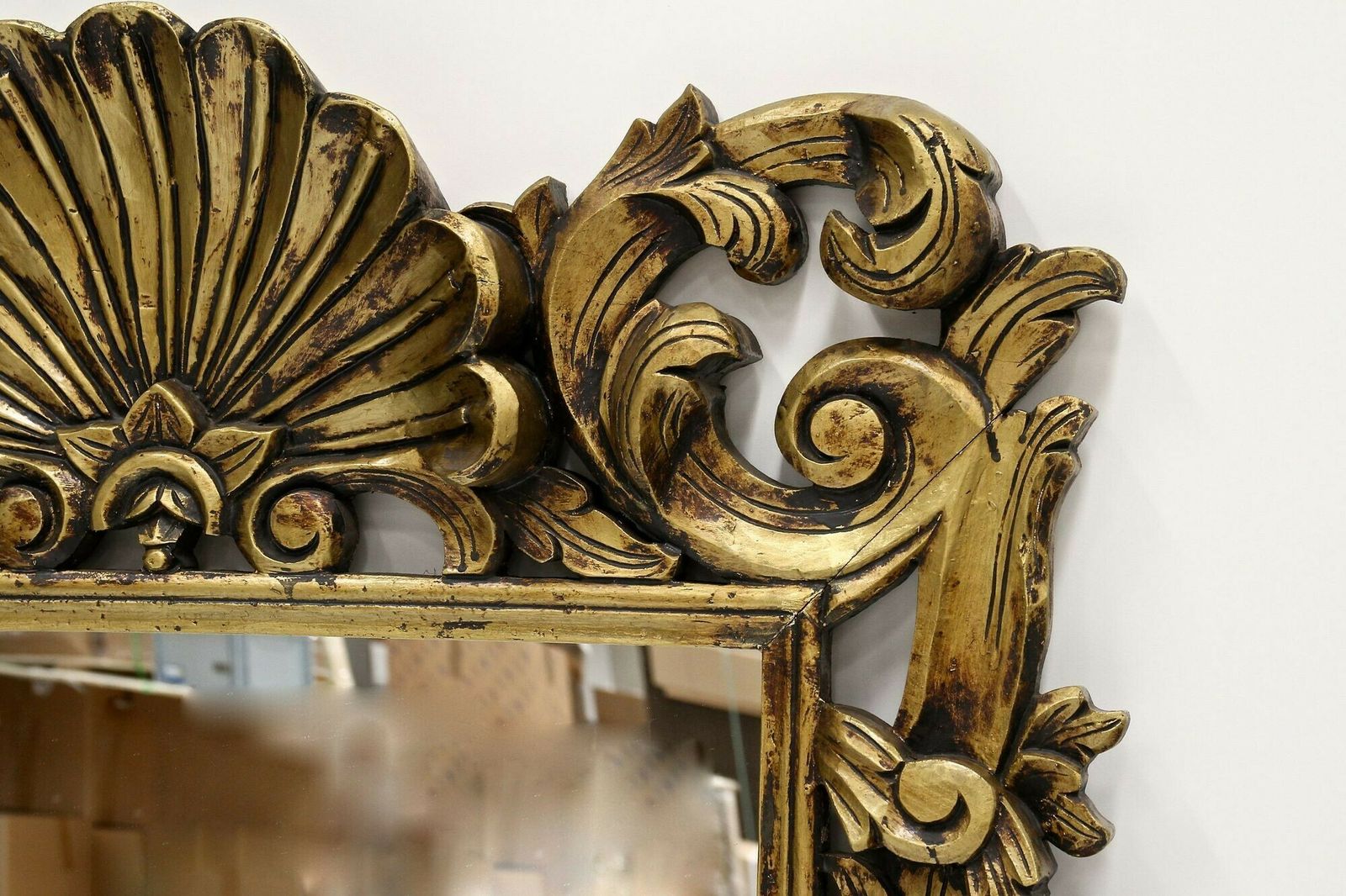 Mid Century Italian Gilt Florentine Wall Mirror, Italy Circa 1940/50 photo buy