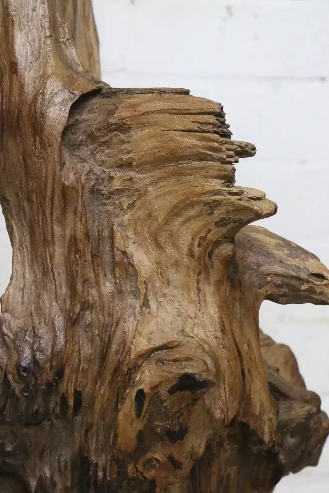 photo vinterior Table Lamp Antique Salvaged Wooden Sculptural Timber Lamp Salvage Unique