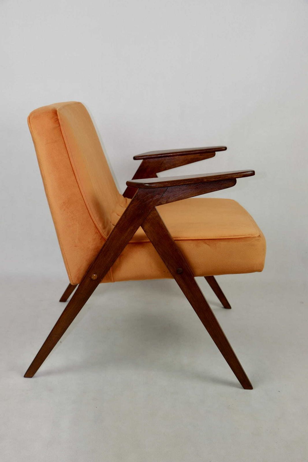 Bunny Zajączek Armchair, 70s Orange, Designed By J.Chierowski   2 Pieces Available photo Furniture
