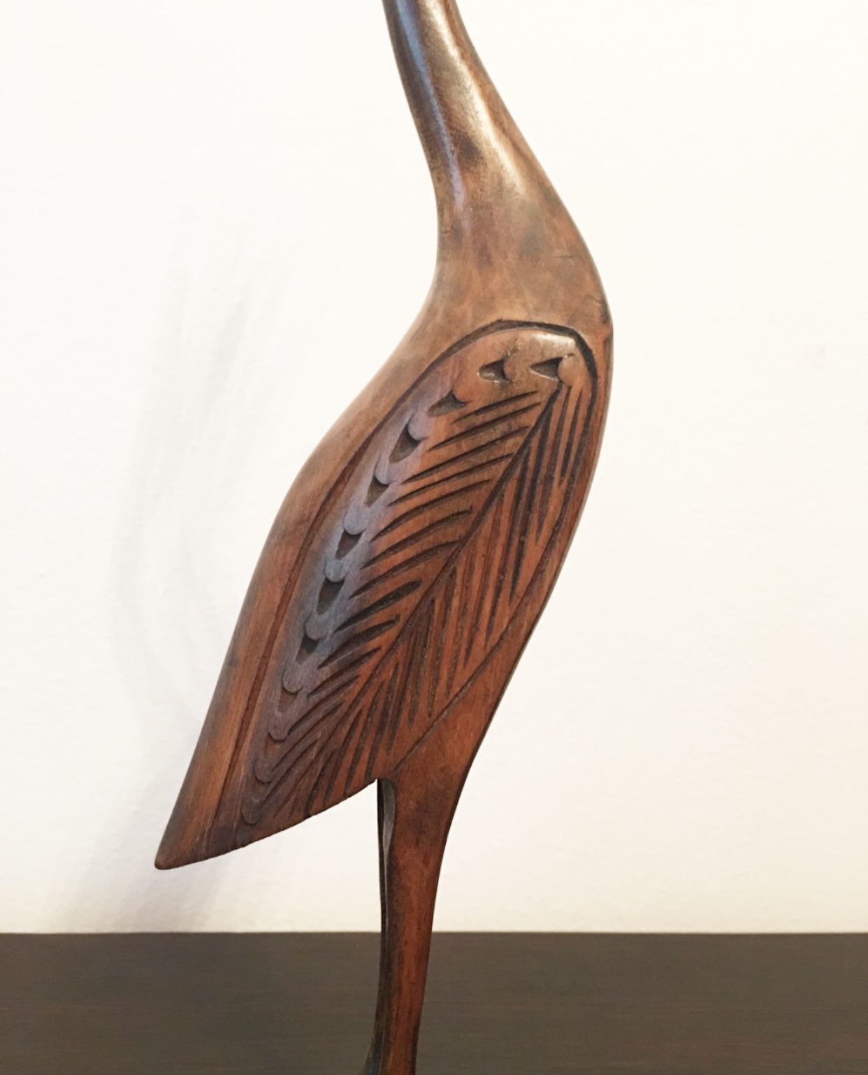 Herons   Two Wooden Statues photo for sale
