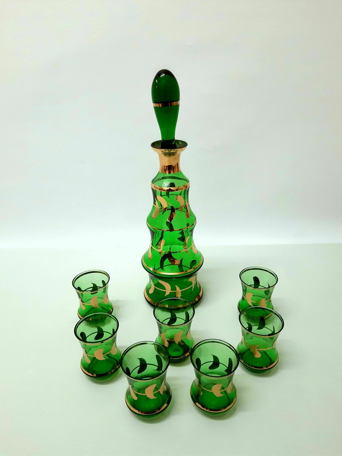 Decanter Set For 6 Prs / Borocrystal photo furniture