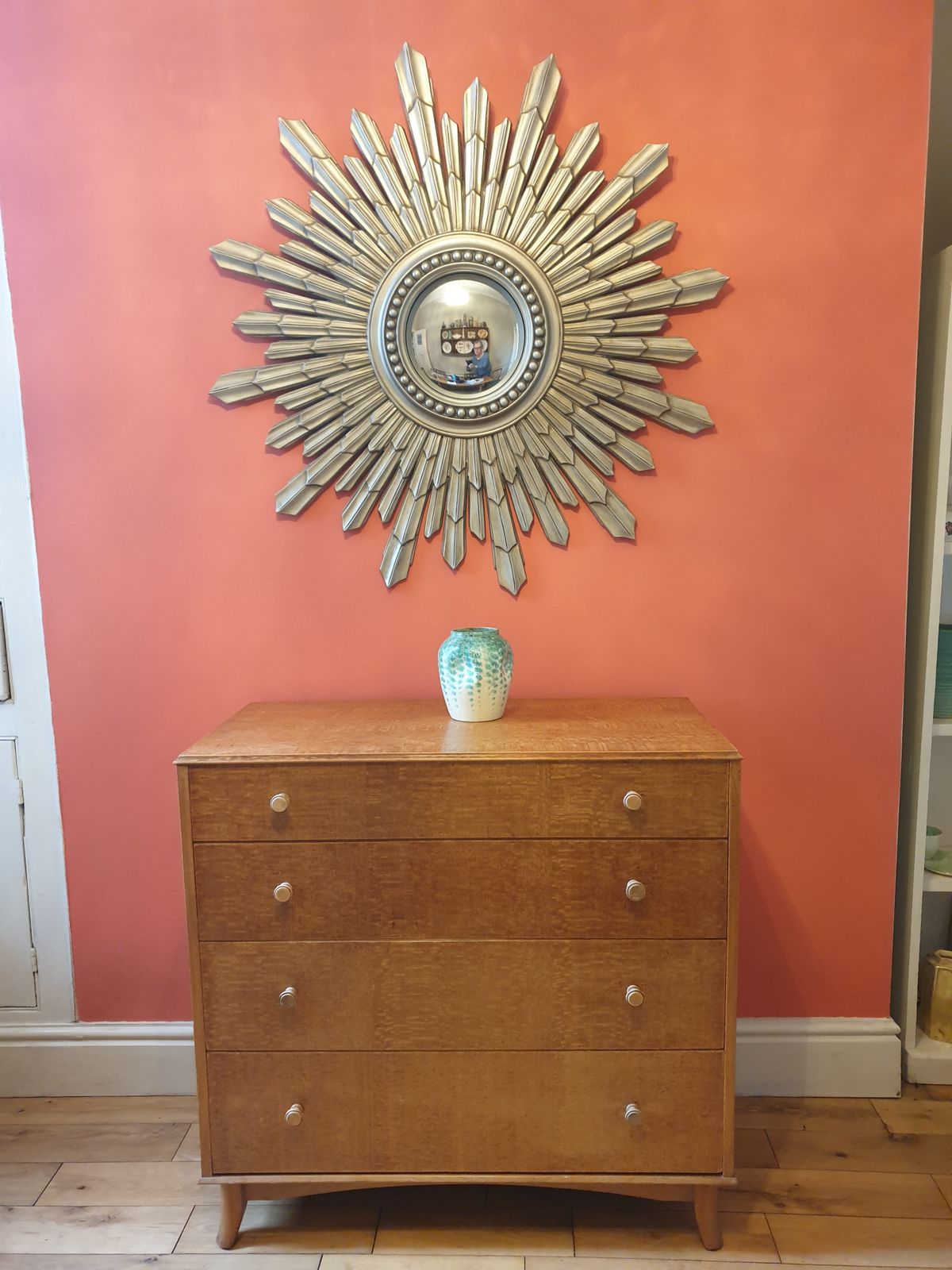 Vesper Lacewood Chest Of Drawers 1950s