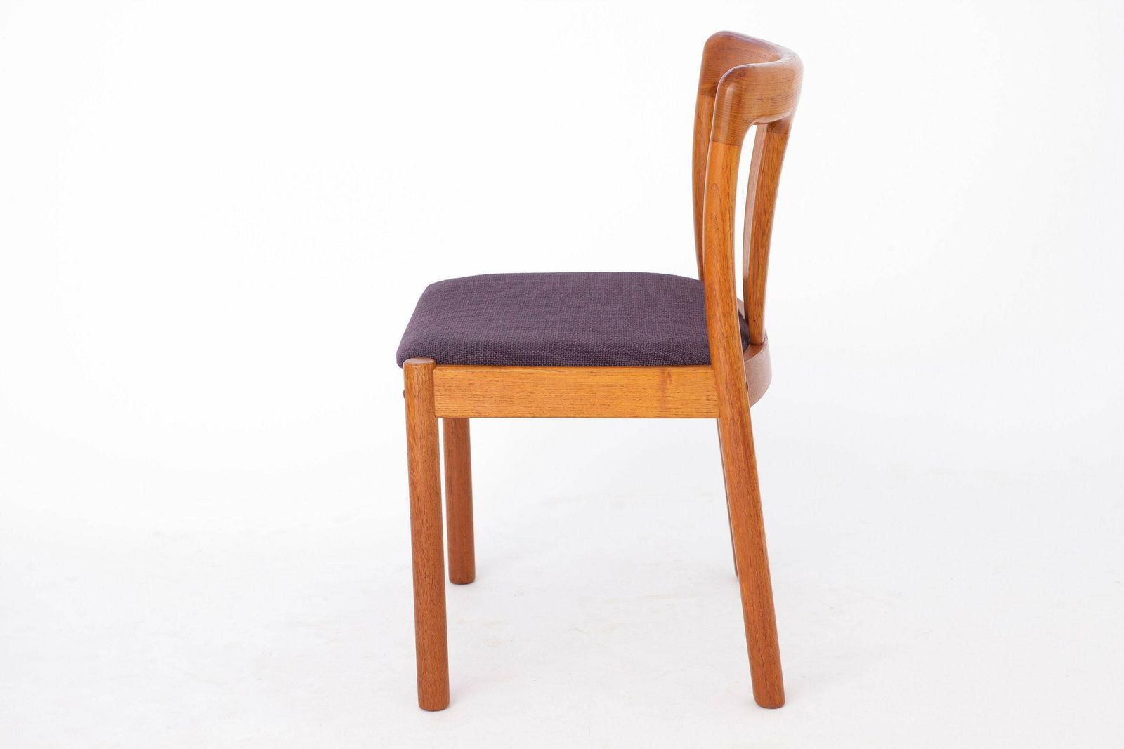 Set Of 4 Teak Vintage Chairs, 1960s, By Uldum, Denmark photo Furniture