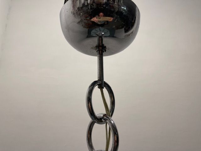 Large Bevelled Glass Sphere By Zero Quattro For Fontana Arte 1970’s photo vinterior