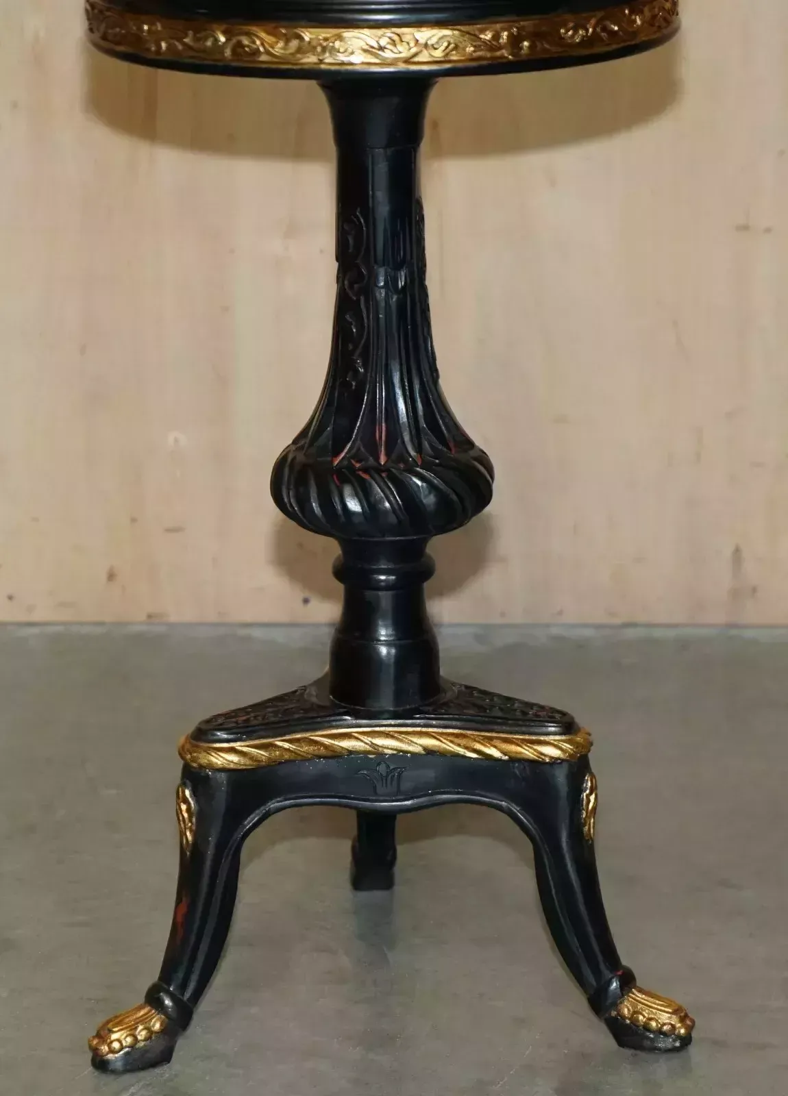 photo furniture Pair Of Vintage French Side Tables One With A Specimen Pietra Dura Marble Top