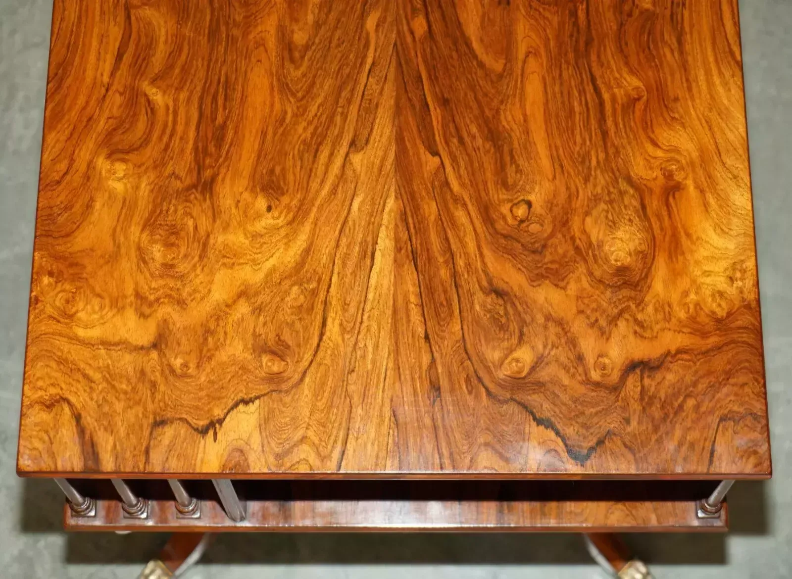 Fully Restored Museum Quality English Regency Circa 1820 Rosewood Book Table photo 3950.0