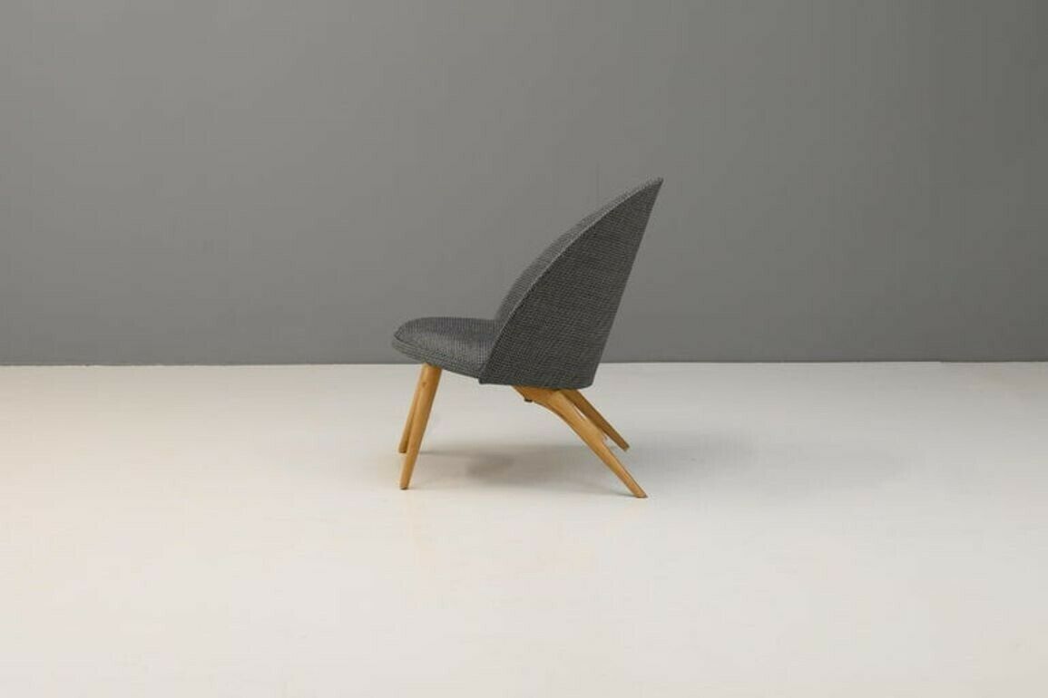 20th Century Swedish Plywood Back Chair photo for sale