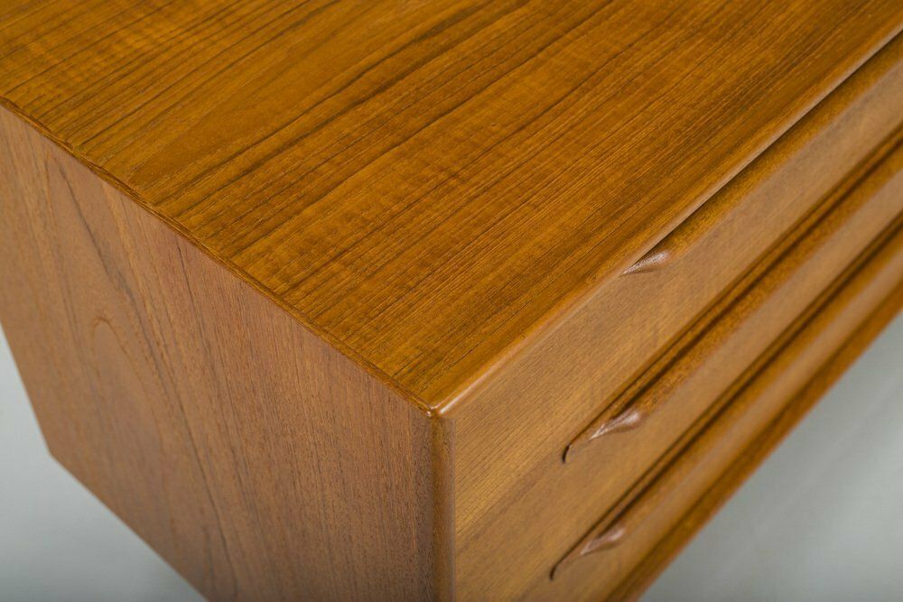 Mid Century Teak Type Rt 200 Sideboard Made Of Teak By Heinrich Riestenpatt For Rt Möbel, 1960s photo for sale