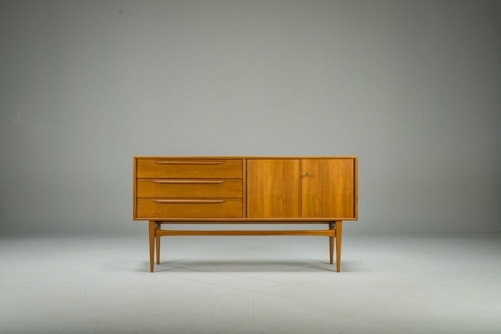 photo vintage Mid Century Teak Type Rt 200 Sideboard Made Of Teak By Heinrich Riestenpatt For Rt Möbel, 1960s