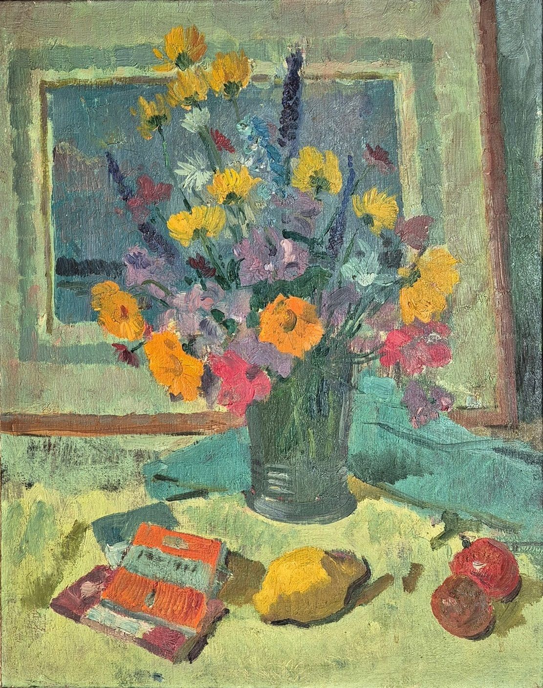 Alan F Chapman – Still Life With Flowers photo furniture