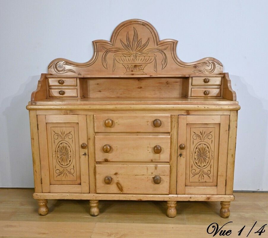 Pine Sideboard, Wales – 1920, 1920s photo vinterior