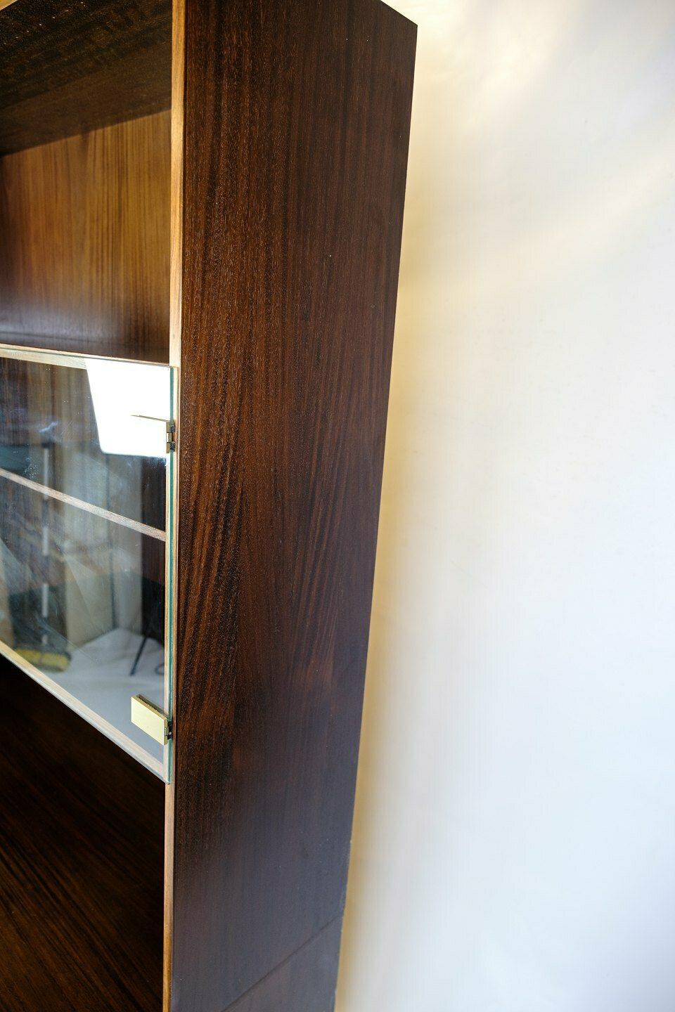 Shelving System Light Display In Rosewood, Danish Design From 1960s photo buy