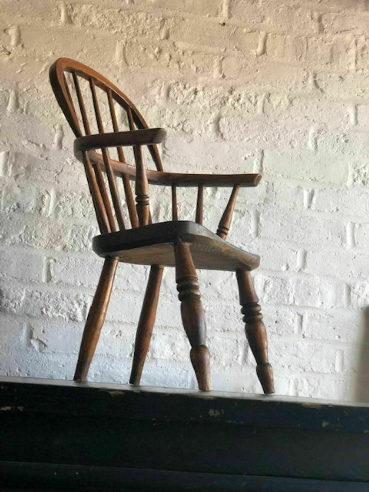 Antique 19th Century Child’s Windsor Armchair, English, C. 1890 photo for sale