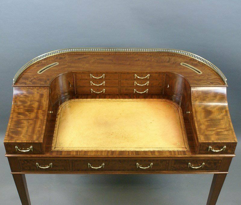 An Exceptional 19th Century Carlton House Desk photo vintage