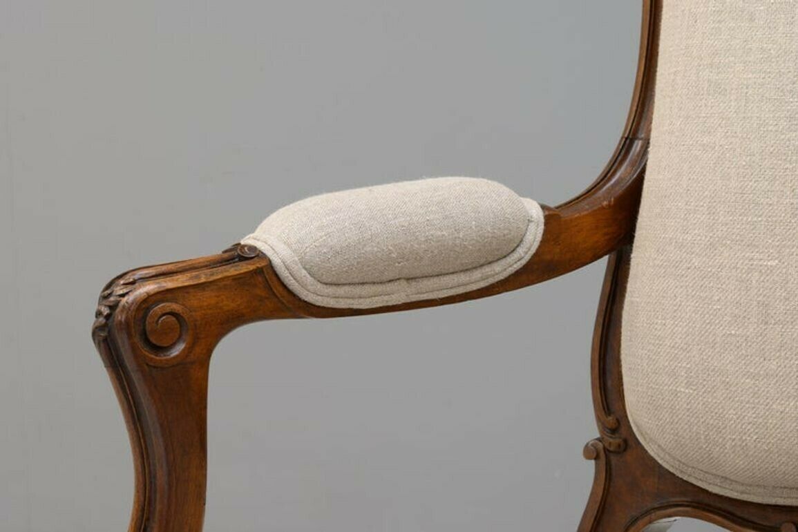Pair Of French Rosewood Open Armchairs photo 2440.0