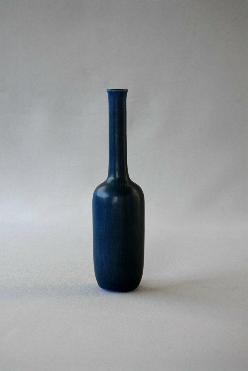 Studio Bottle Vase By Stig Lindberg For Gustavsberg, Sweden, 1957 photo furniture
