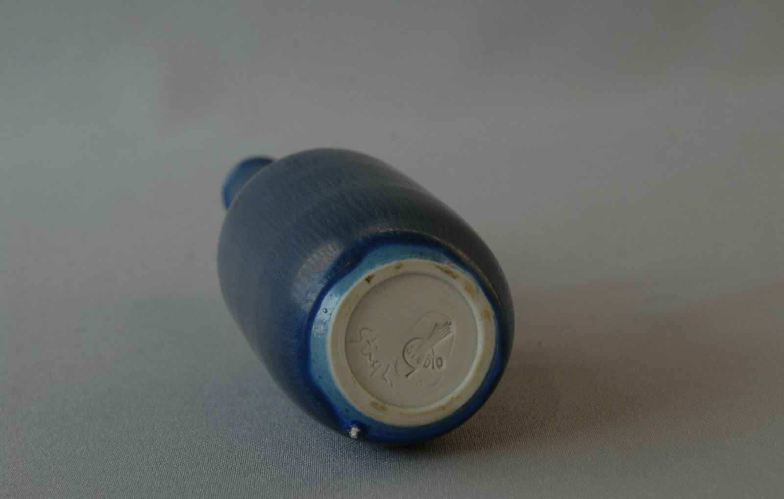 photo for sale Studio Bottle Vase By Stig Lindberg For Gustavsberg, Sweden, 1957