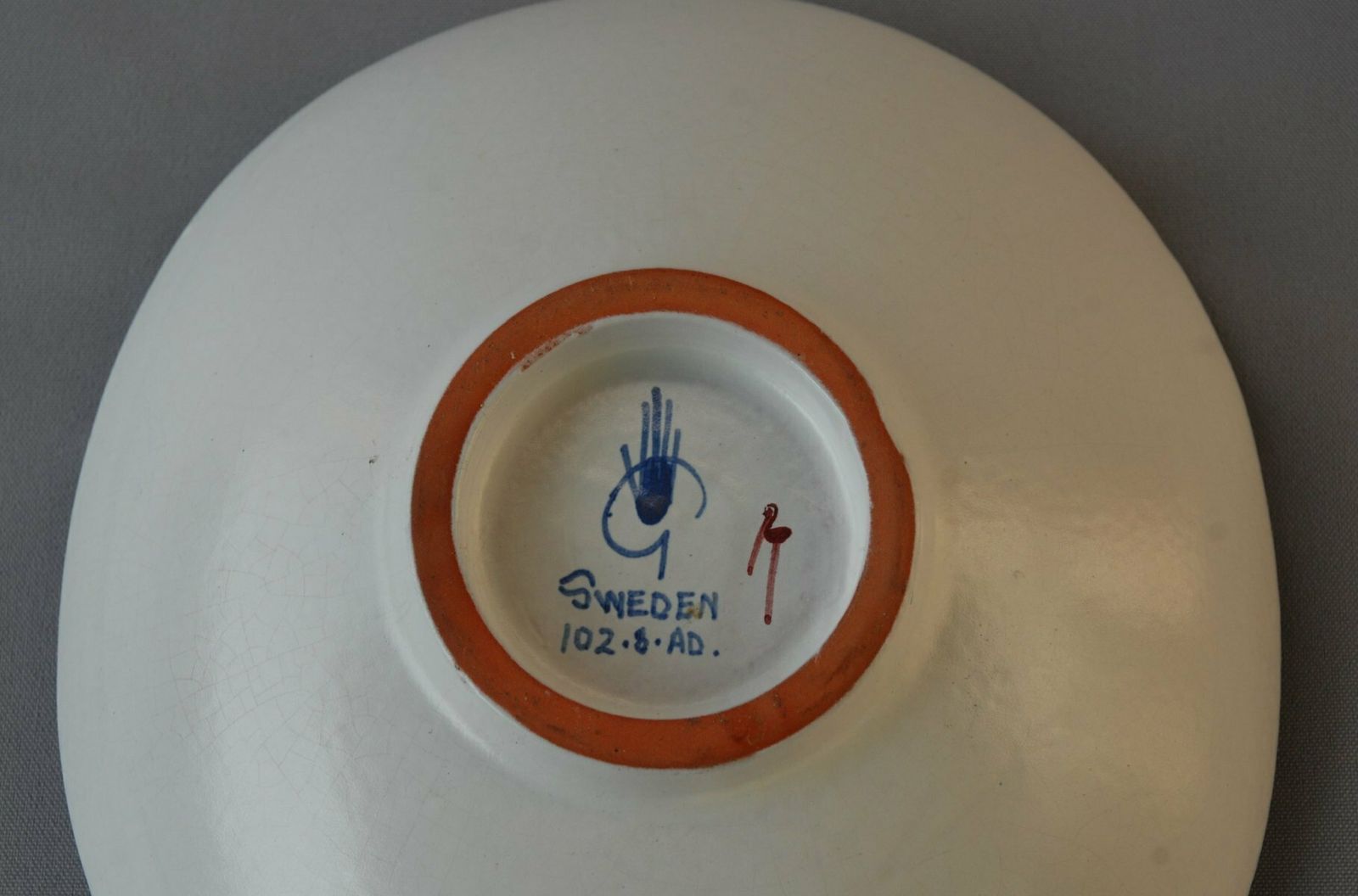 photo furniture Hand Painted Bowl By Stig Lindberg For Gustavsberg, Sweden, 1950s