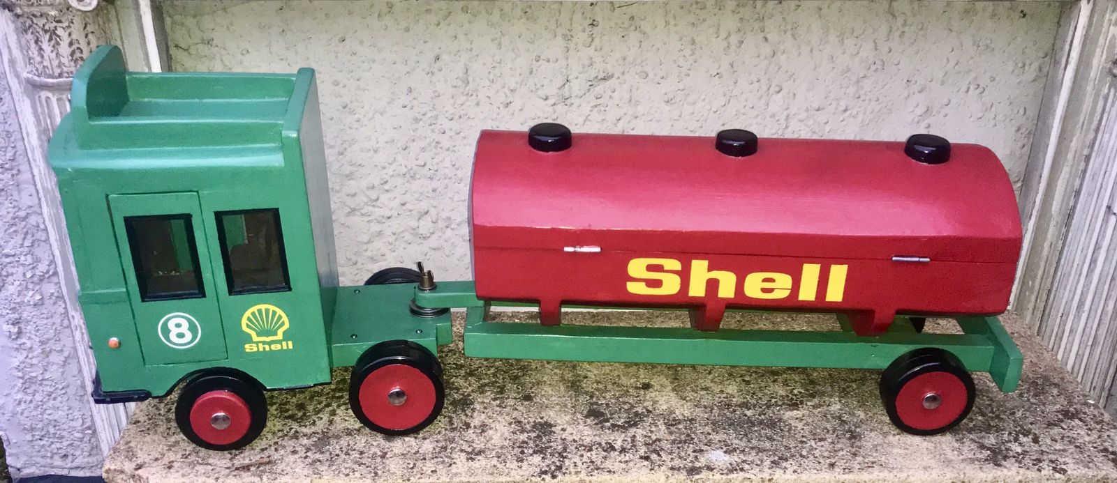 20th Century Folk Art Shop Display Bp Shell Truck photo furniture