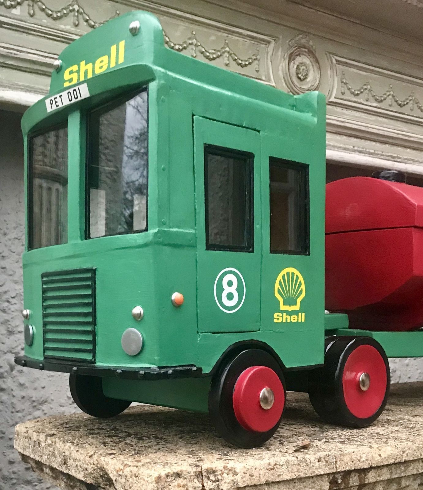 photo furniture 20th Century Folk Art Shop Display Bp Shell Truck