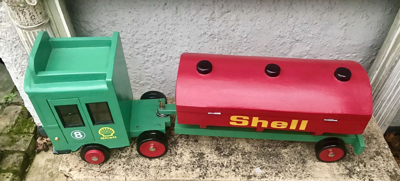 photo buy 20th Century Folk Art Shop Display Bp Shell Truck