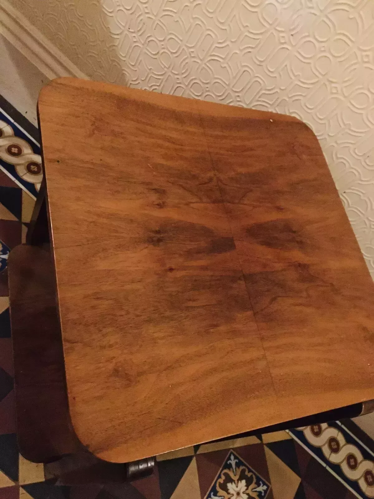 Art Deco Trolley Walnut Veneered Side Table 1930's Drinks Trolley photo furniture