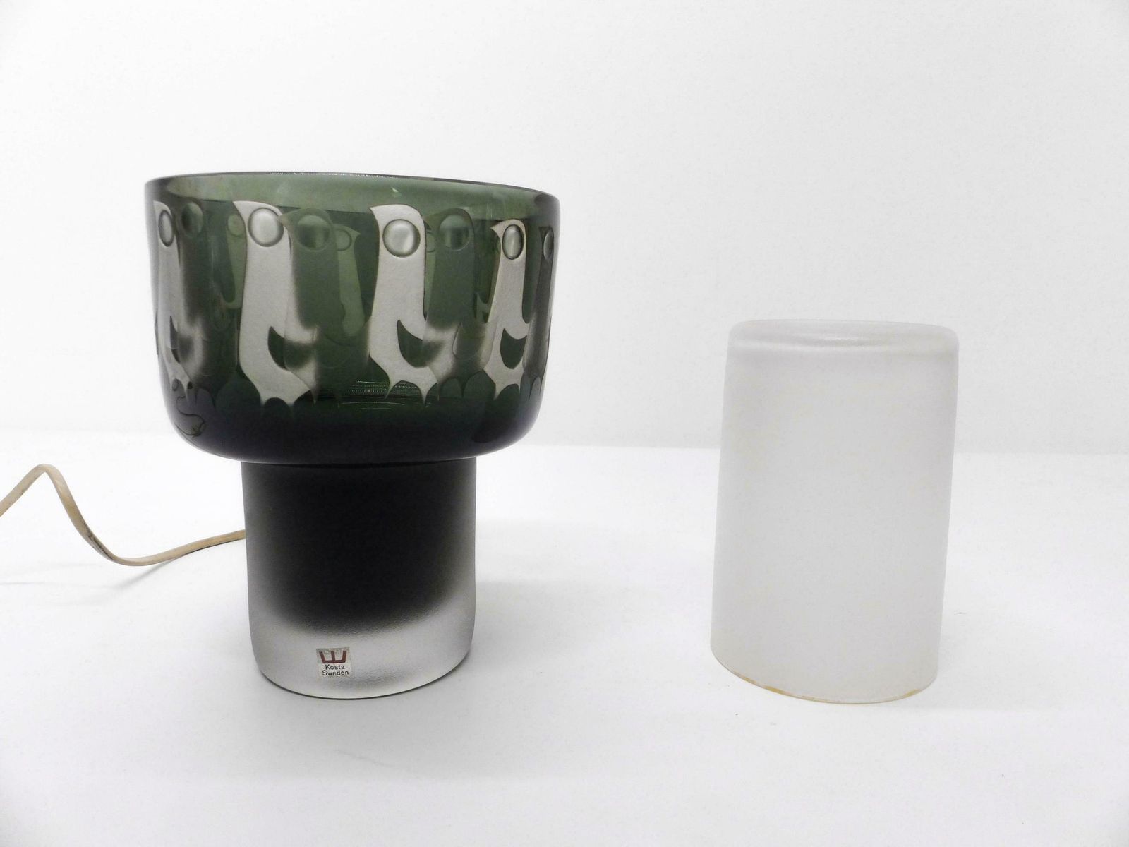 Scandinavian Glass Lamp Hans Ove Sandeberg For Kosta Boda 1969 photo buy
