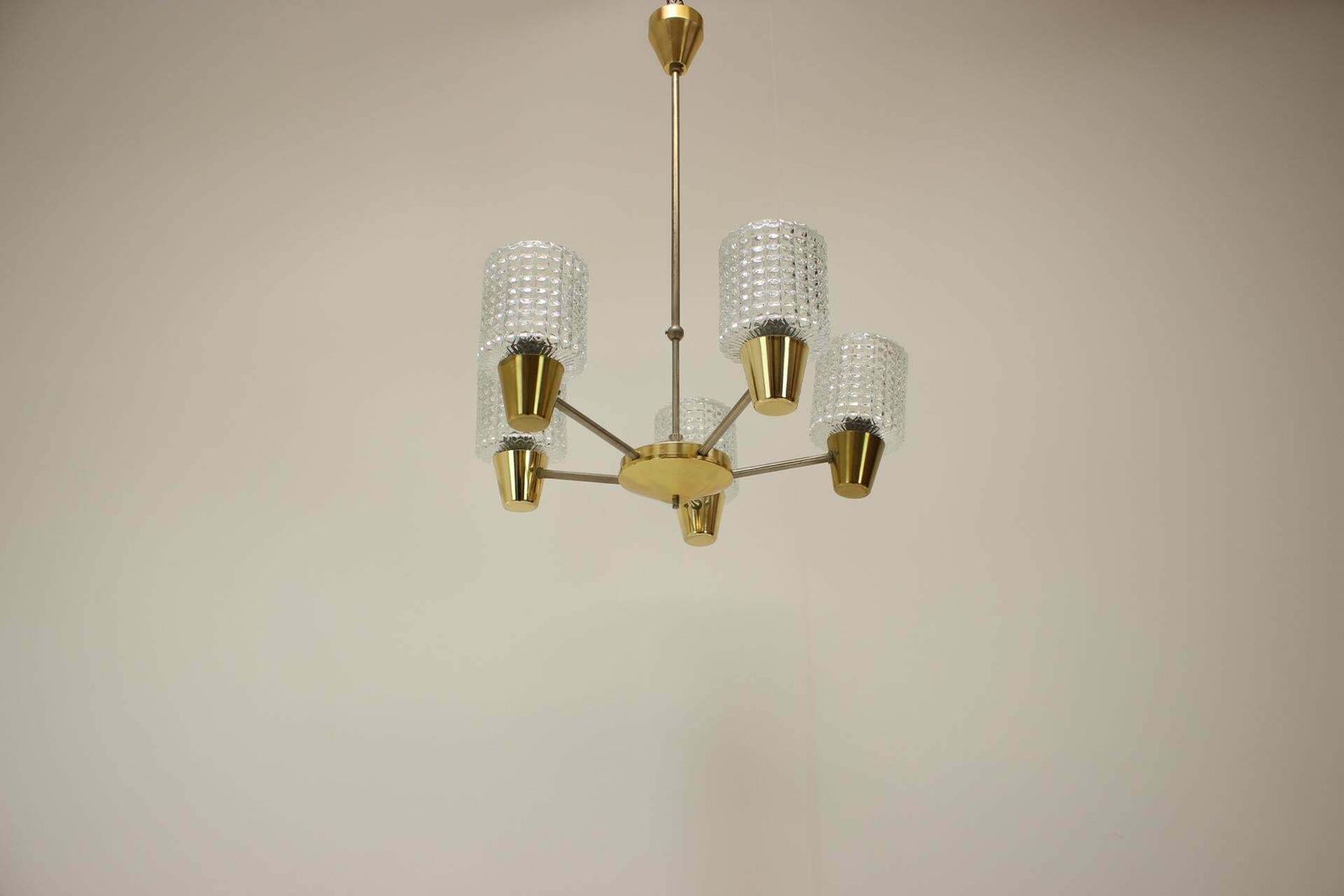 Chandelier By Kamenicky Senov, 1970s, Czechoslovakia photo 517.0
