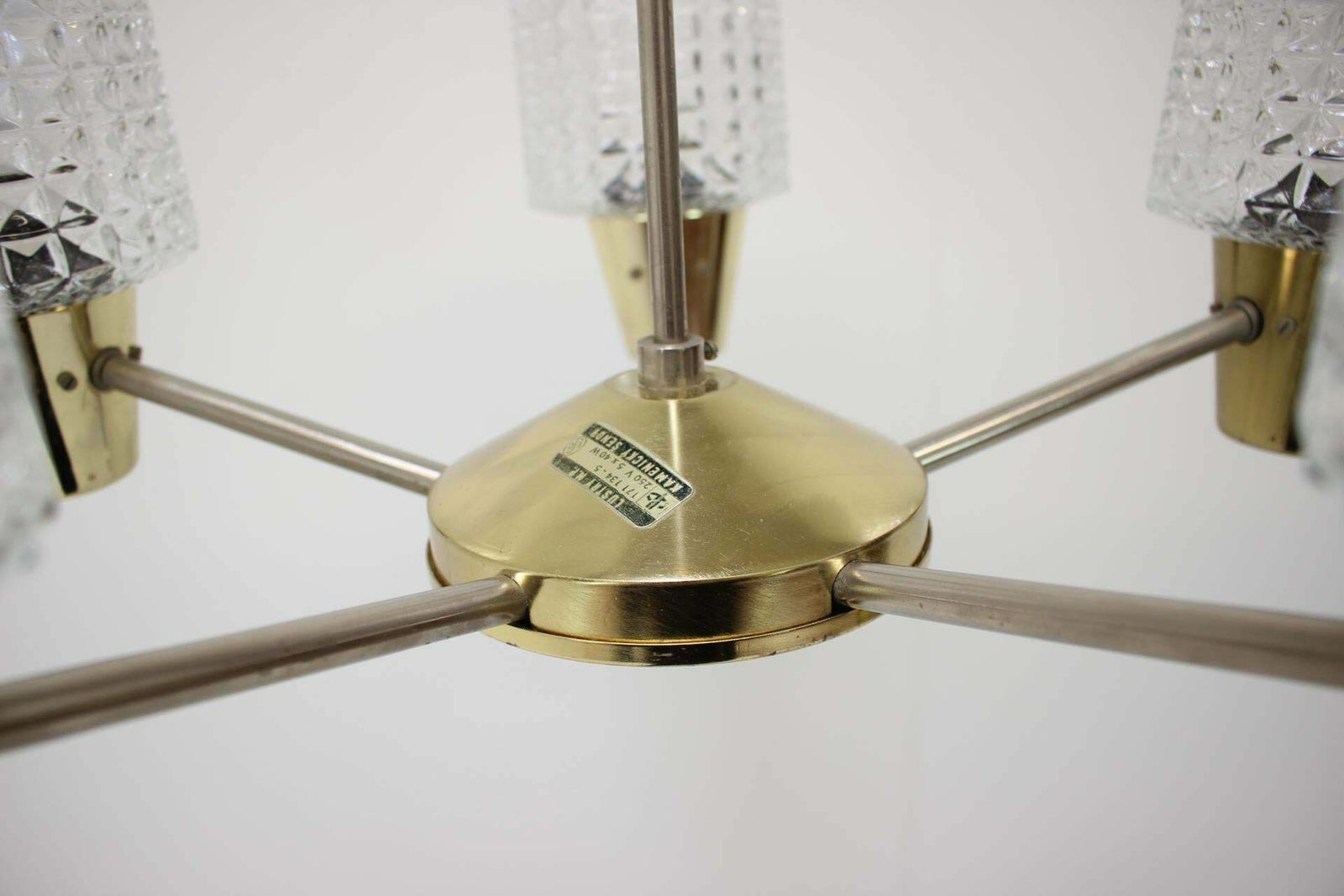 Chandelier By Kamenicky Senov, 1970s, Czechoslovakia photo buy