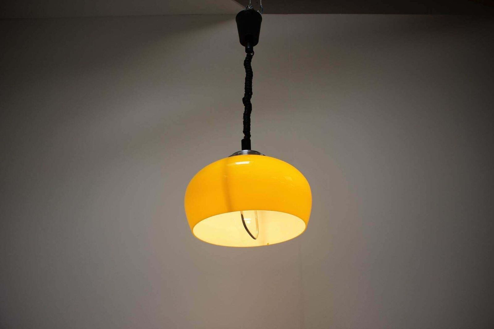 Adjustable Mid Century Pendant In The Style Of Meblo, 1980's, Czechoslovakia photo buy