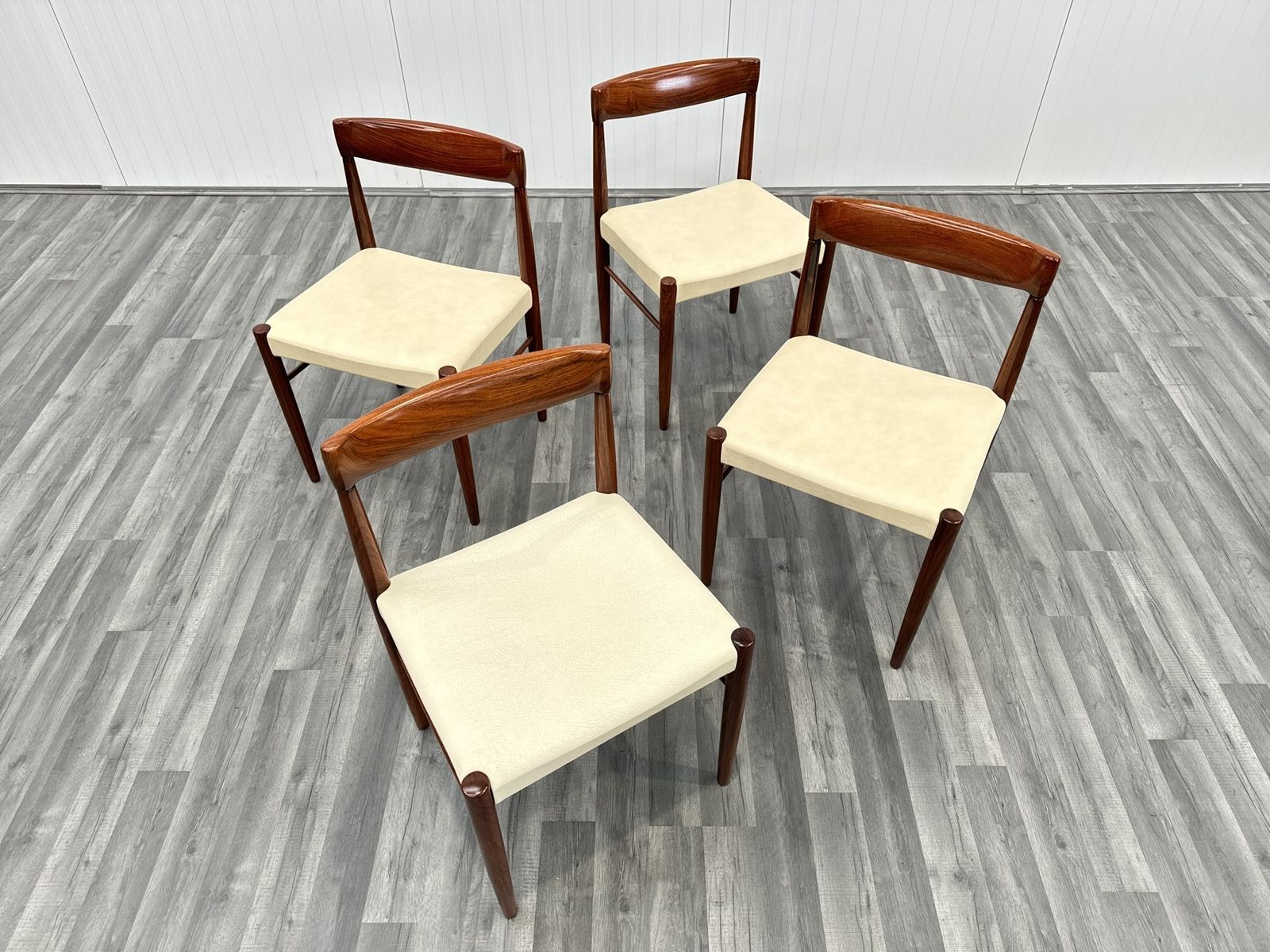 Hw Klein Teak Danish Dining Chairs For Bramin. Set Of 4 photo for sale