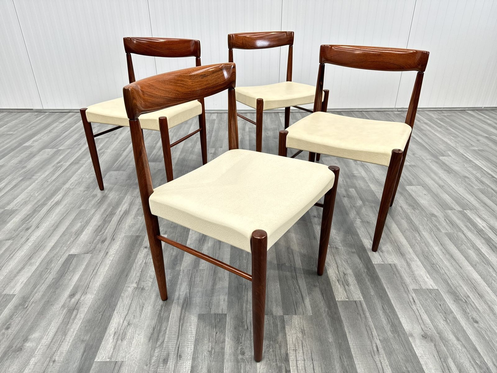 Hw Klein Teak Danish Dining Chairs For Bramin. Set Of 4