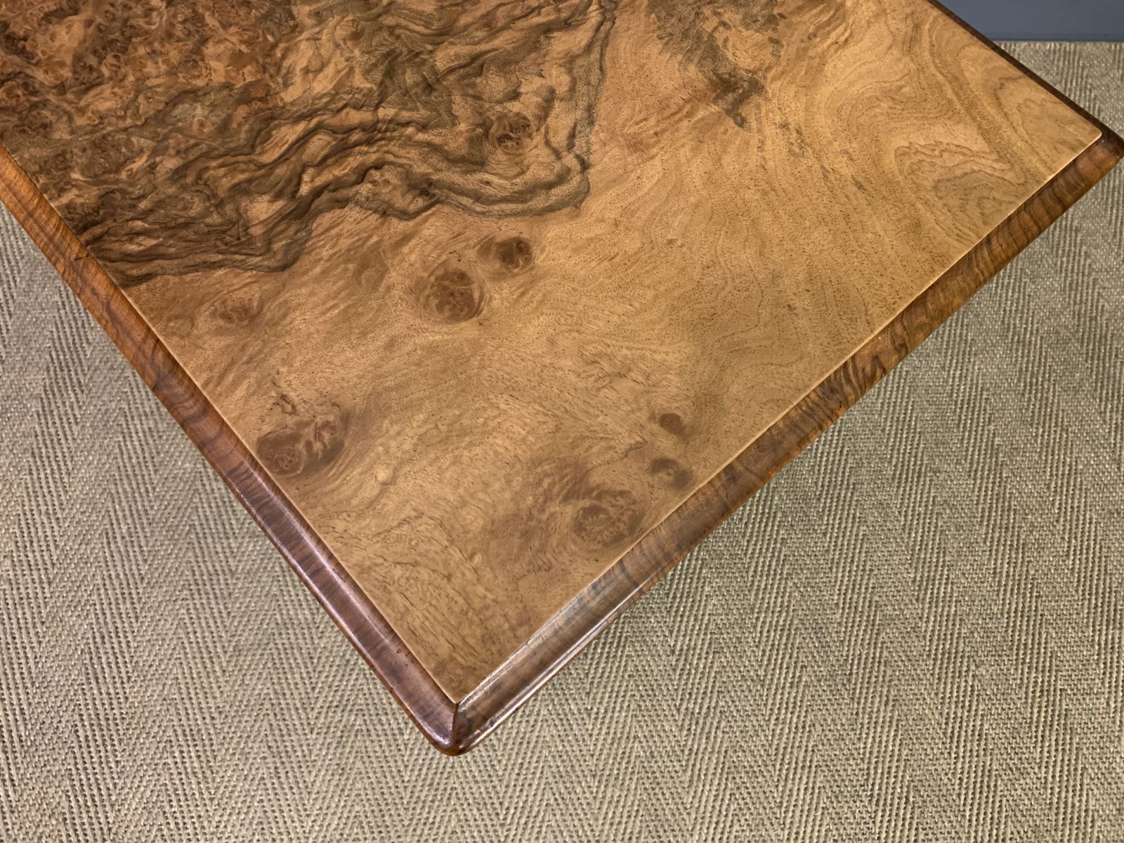 Victorian Burr Walnut Lamp Table photo vinterior