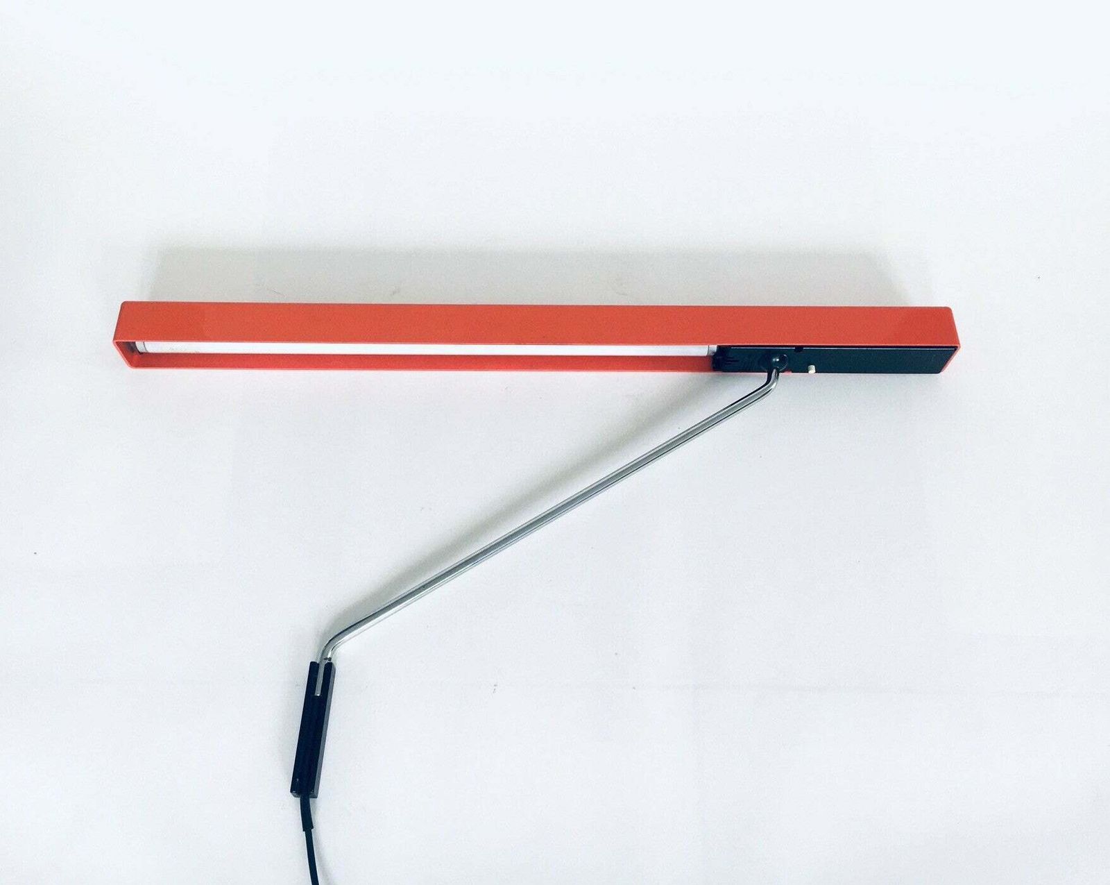 1970's German Design Swing Arm Mounted Desk Lamp By Aeg photo for sale