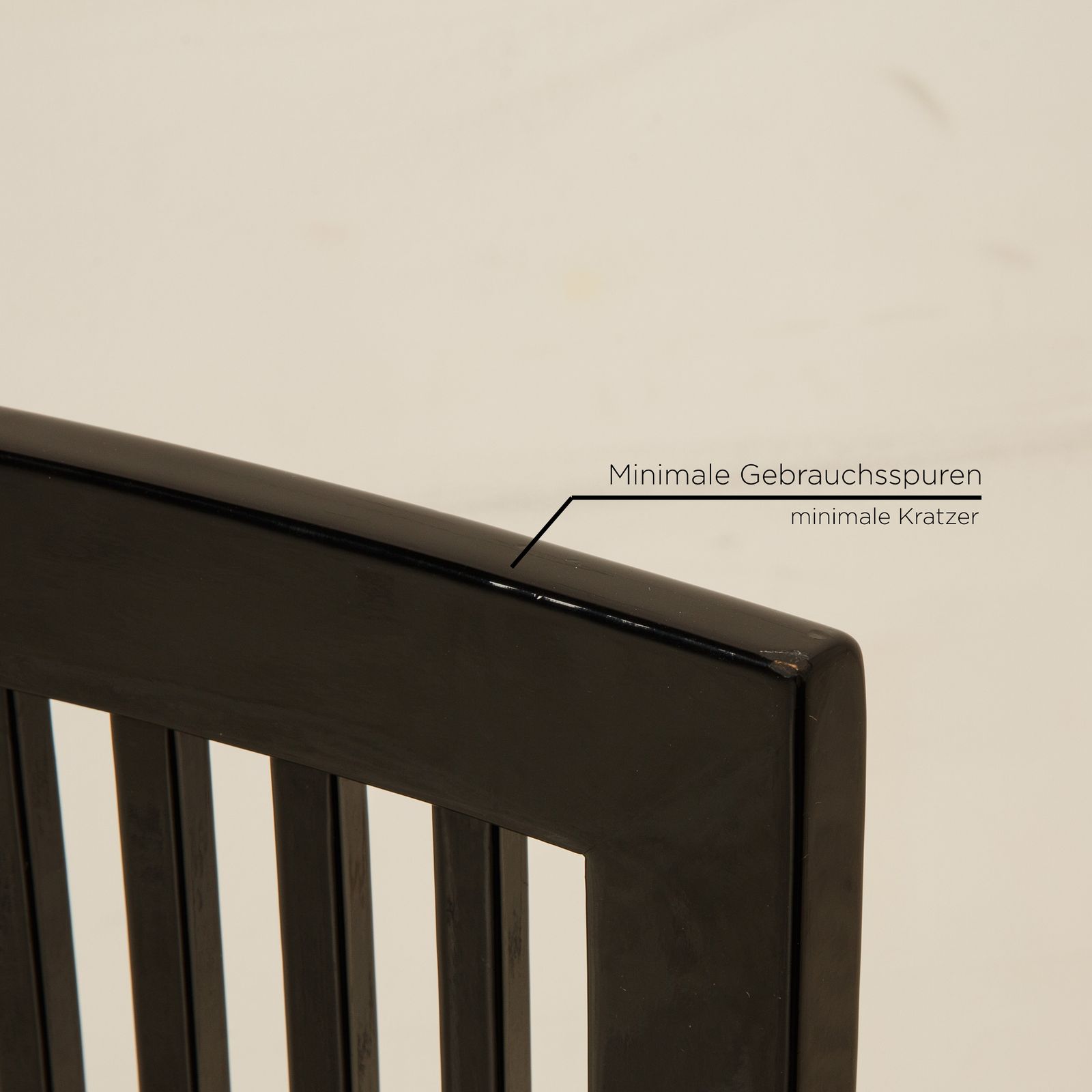 Set Van 8 Tonon Houten Stoelen Zwart photo 1743.0