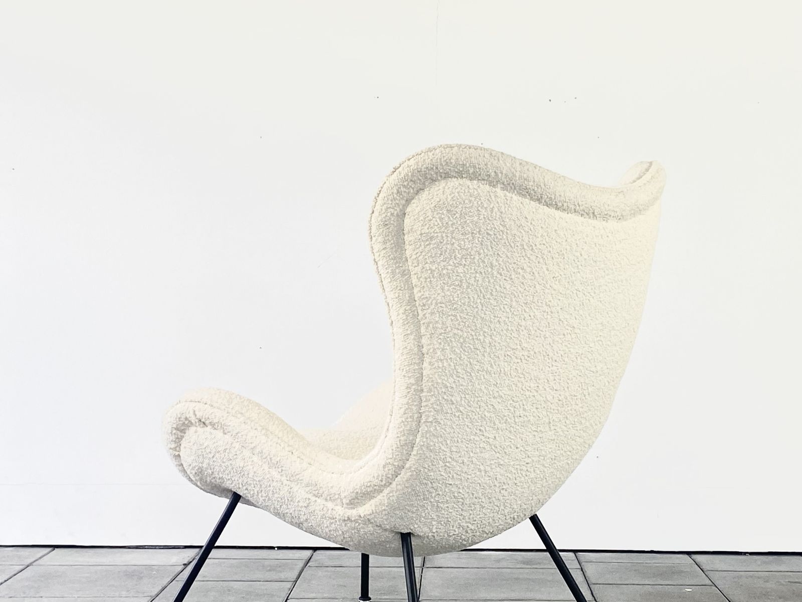 photo for sale 1950ies Organic Highback Lounge Chair Designed By Fritz Netz For Correcta