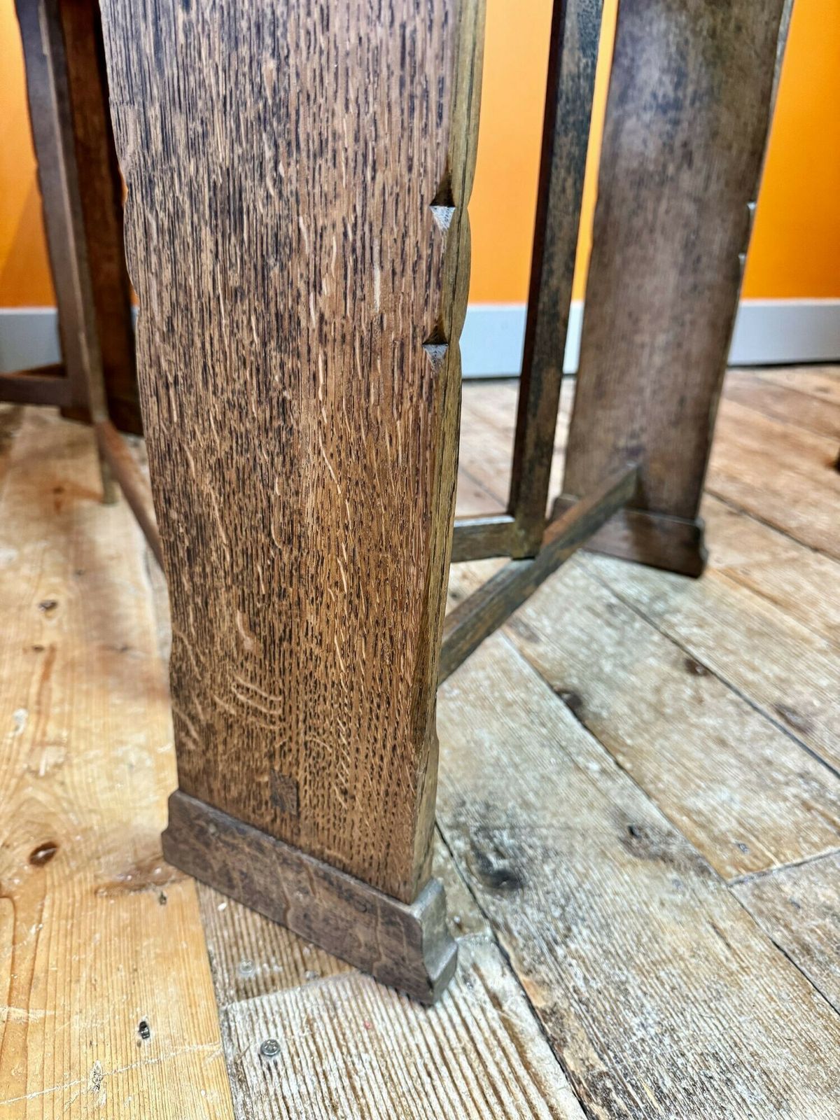 Cotswolds School Metamorphic Oak Table Attributed To Fred F. Foster photo buy
