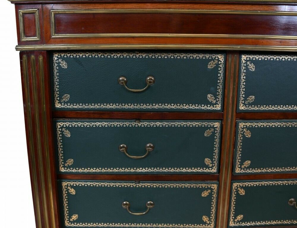 Charles X Cartonnier Chest Drawers French Antique Mahogany 1815 photo vinterior