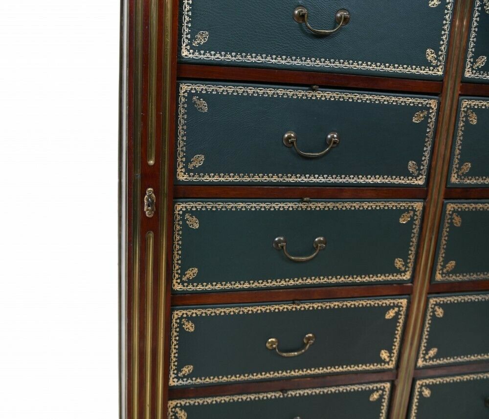 Charles X Cartonnier Chest Drawers French Antique Mahogany 1815 photo vintage