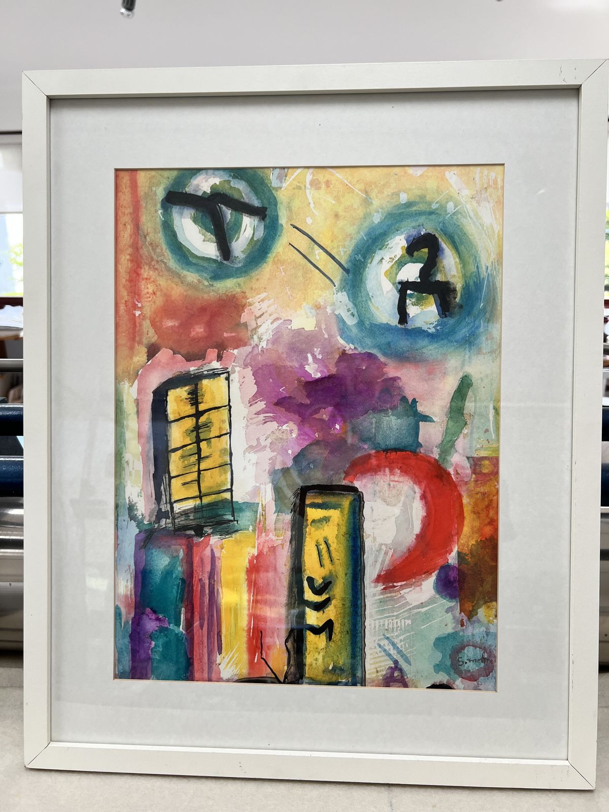 Flying Home Water Colour Painting By Sharda Mehta photo furniture