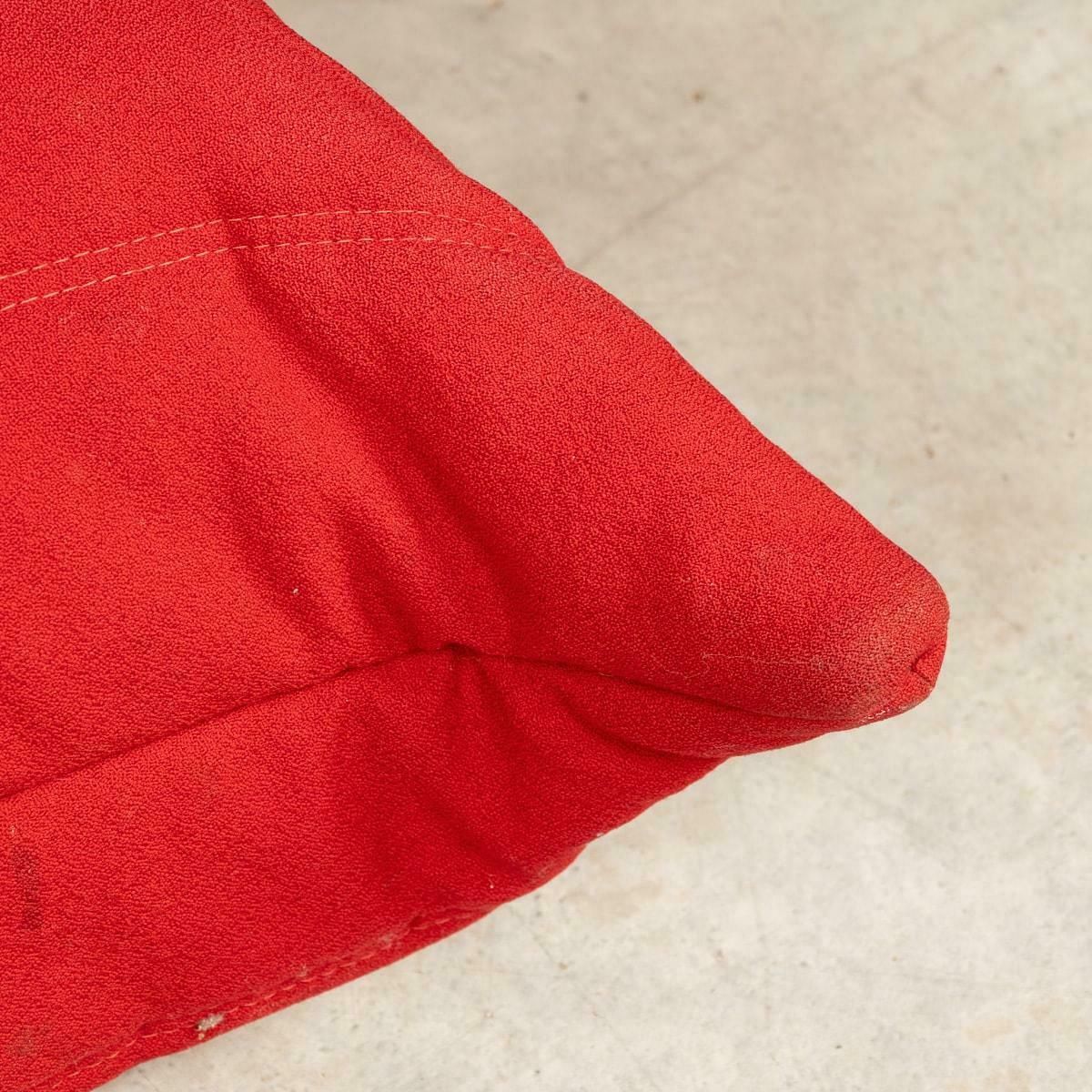 photo buy A 21st Century Red "Togo" Two Seater Sofa By Michel Ducaroy For Ligne Roset