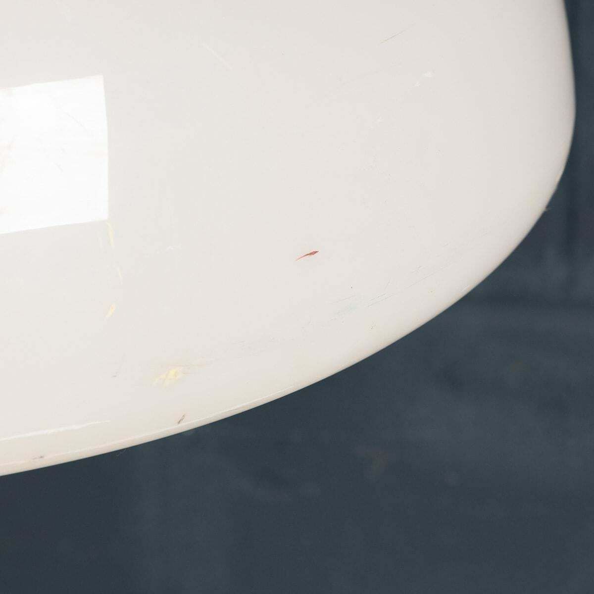 photo furniture 20thc Italian White "Serpente" Floor Lamp By Elio Martinelli For Martinelli Luce